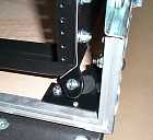 Close up of rubber shock mount